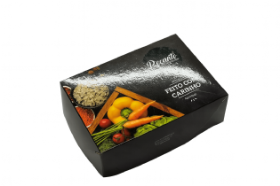 Embalagem pronta para uso destacando o design da arte.