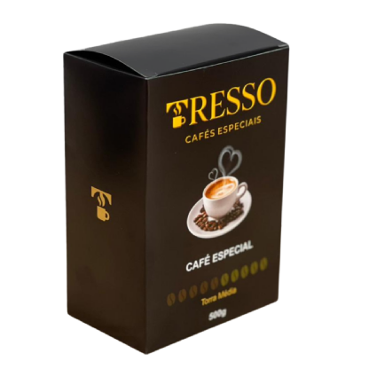 Embalagem para Café 500g (11,5 x 7,5 x 17 cm) Personalizada