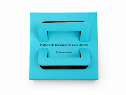 Embalagem Empastada Para Bolo (21 x 21 x 7 cm) Personalizada
