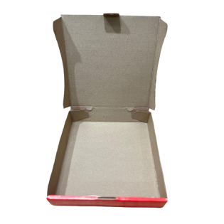 Embalagem personalizada para esfiha com interior pardo e estrutura reforçada â Multicaixasnet.