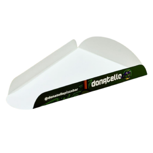 Embalagem Pizza Fatia triangular (25 x 18 cm) Personalizada