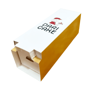 Embalagem gaveta personalizada para hot dog 18x6,3x7cm com logo Dari Cake
