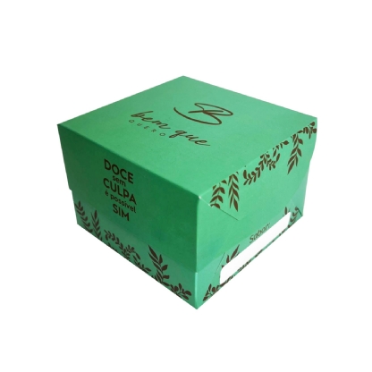 Embalagen para Mini Bolo (10 x 10 x 7 cm) Personalizada
