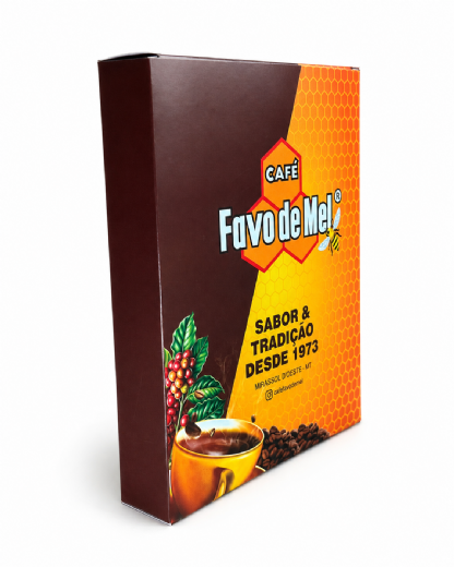 Embalagem Par Café (15 x 2 x 18 cm) Personalizada