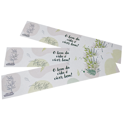 Cinta Para Doces Viver Bem (20 x 4 cm) - 25 Unidades