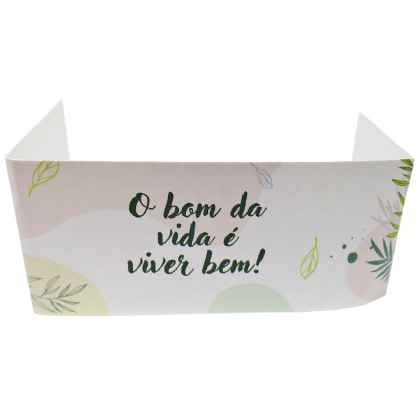 Cinta Para Doces Viver Bem (20 x 4 cm) - 25 Unidades