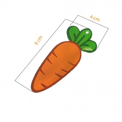 Tag Cenoura Pascoa (4 x 9 cm) - 100 unidades