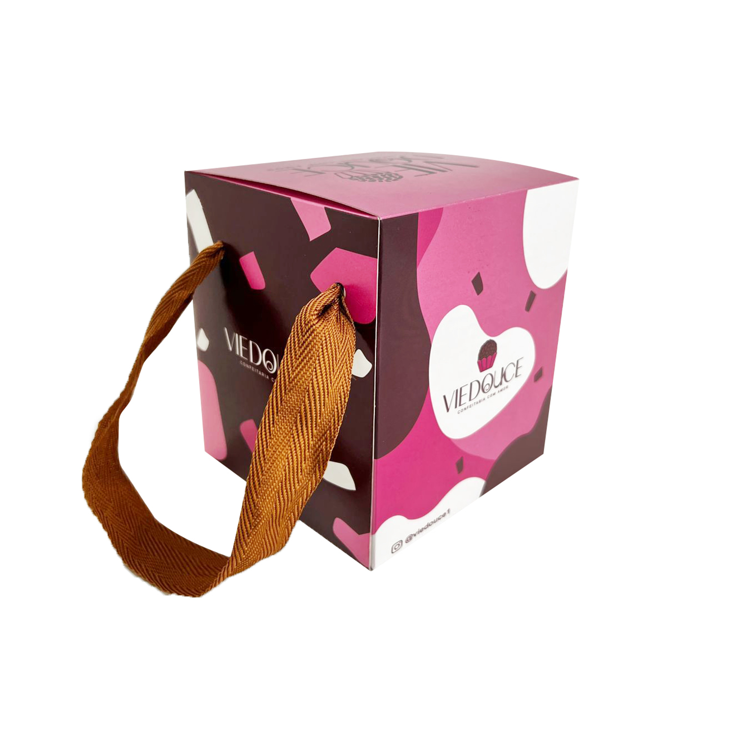 Embalagem Premium para Panetone (14,5 x 14,5 x 18 cm) Personalizado