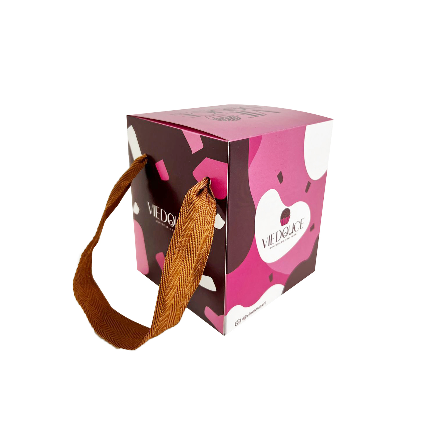 Embalagem Premium para Panetone (11,5 x 11,5 x 14 cm) Personalizado