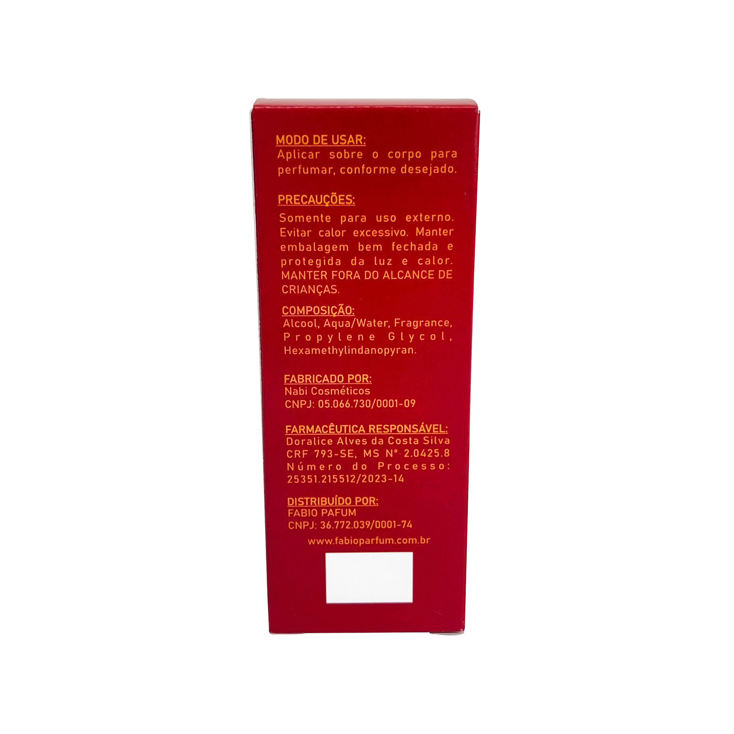 Embalagem para Perfume (5 x 3 x 13 cm) Personalizada