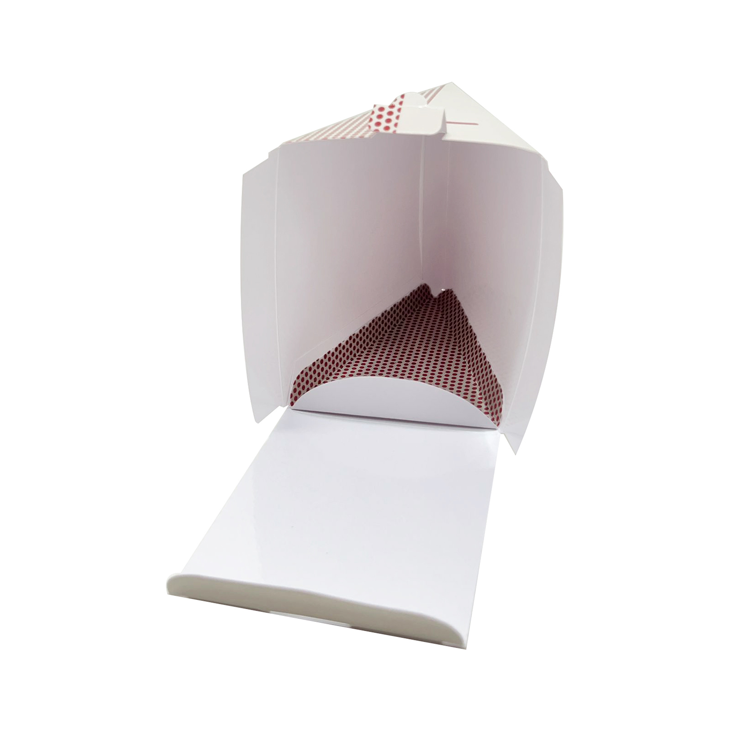 Embalagem Bolo Fatia c/ Berço (14 x 9 x 11 cm) Personalizada