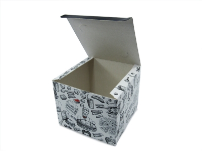 Embalagem Lanche Gourmet Plus Artesanal (12,5 x 12,5 x 10 cm) - 100 Unidades