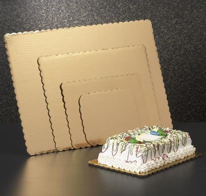 Base Empastada para Bolos Retangular Personalizada - 1 mil unidades