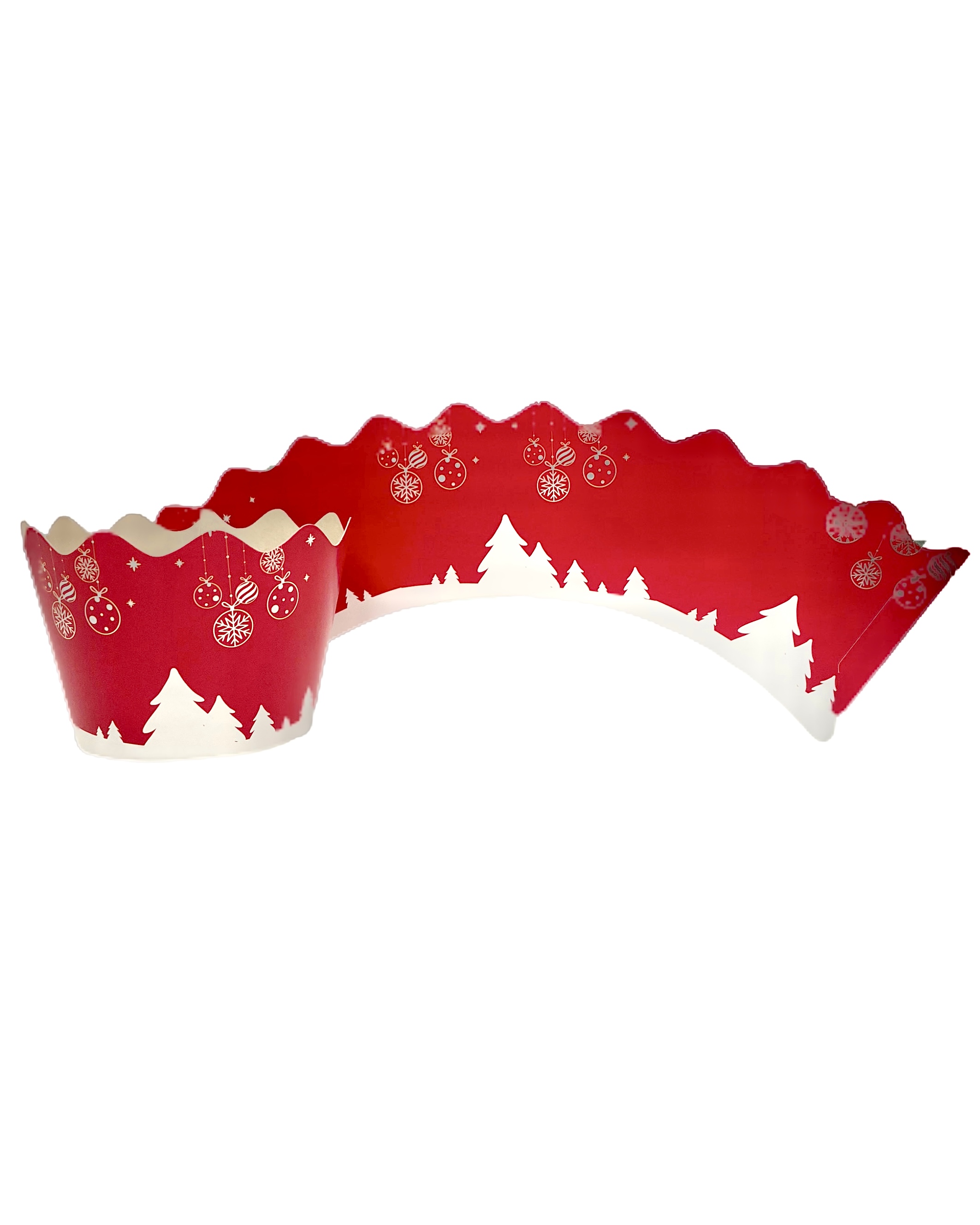 Cinta para Cupcake Natal Boas Festas - 100 unidades