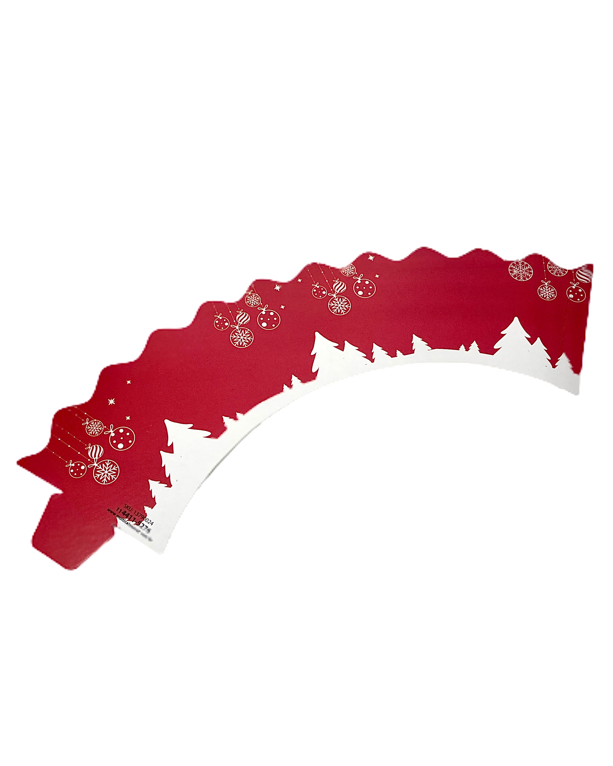 Cinta para Cupcake Natal Boas Festas - 100 unidades