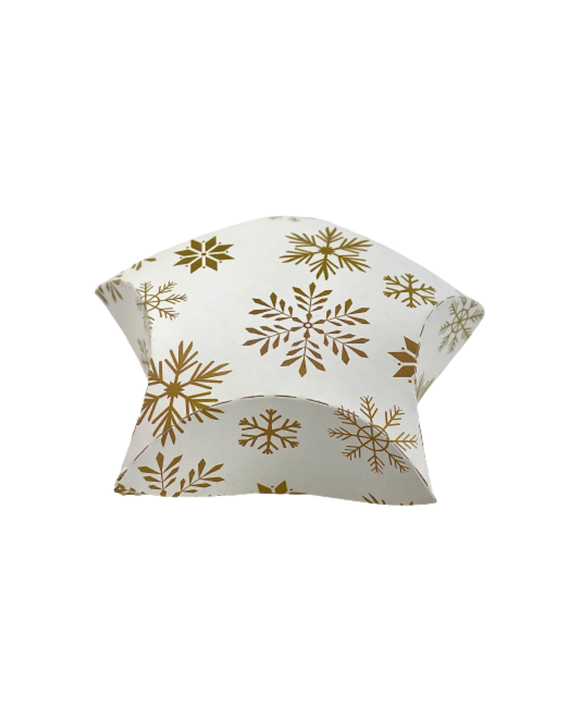 Embalagem estrela Floral Dourado - 50 unidades