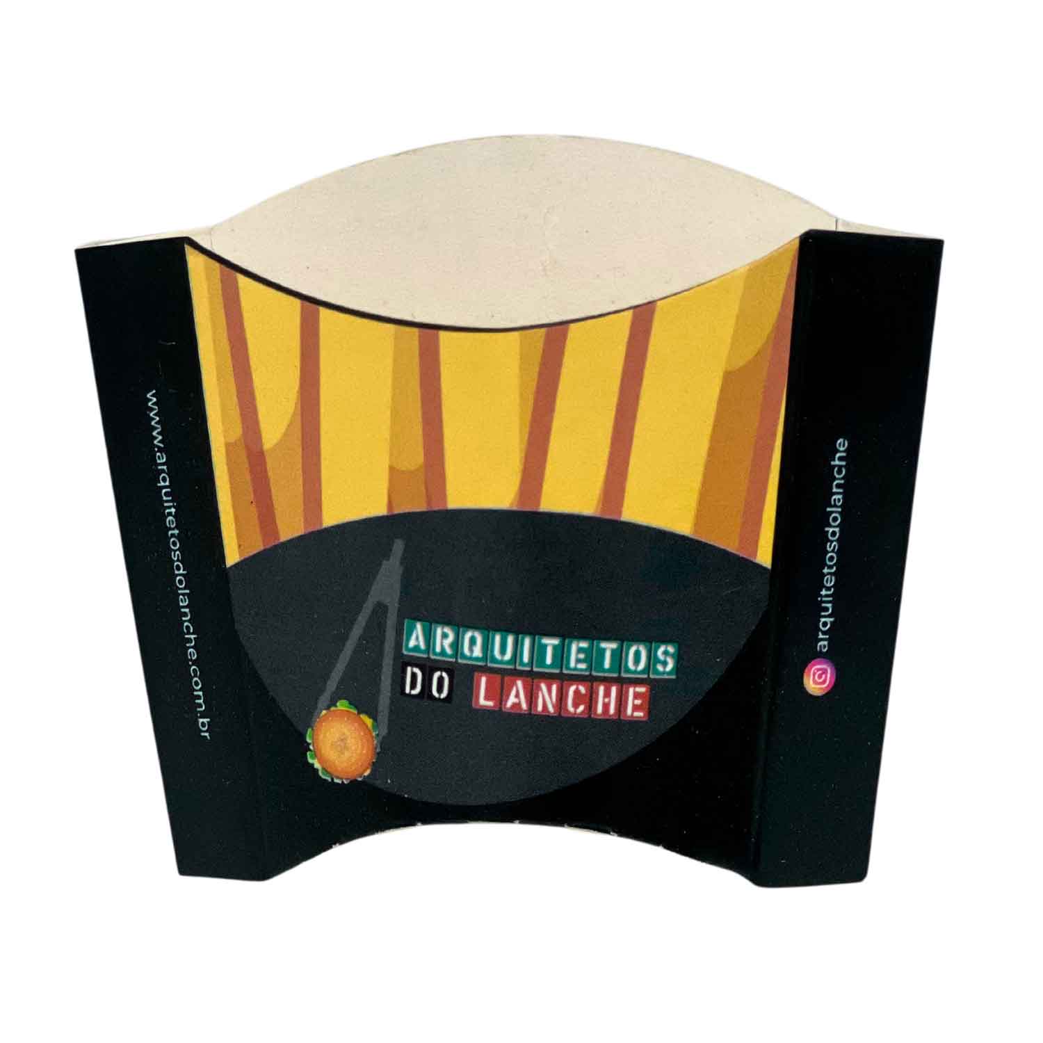 Embalagem p/ batata Fritas tipo Mc P (60-80grs) Personalizada