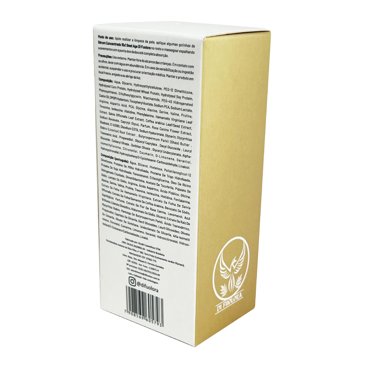 Embalagem para Perfume (4,3 x 4,3 x 11,7 cm) Personalizada