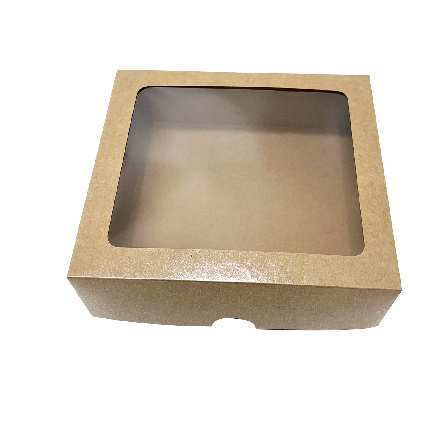 Embalagem Kraft Tampa e fundo c/ Visor Acetato e Laminação interna (20 x 18 x 6 cm) - 50 unidades
