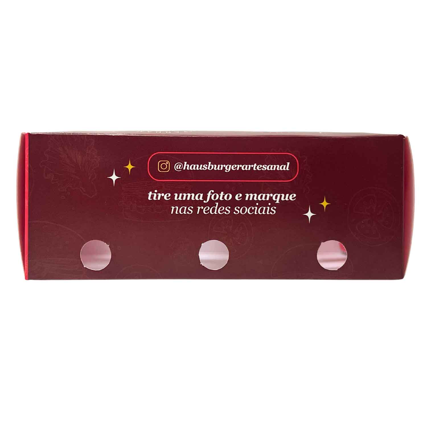 Embalagem Para frituras, porções, Batata (13 x 9 x 5 cm) - Personalizada