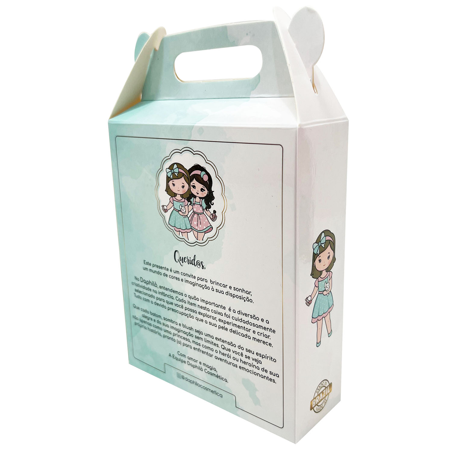 Embalagem Maleta Multiuso para Doces (10 x 3,6 x 12 cm) Personalizada