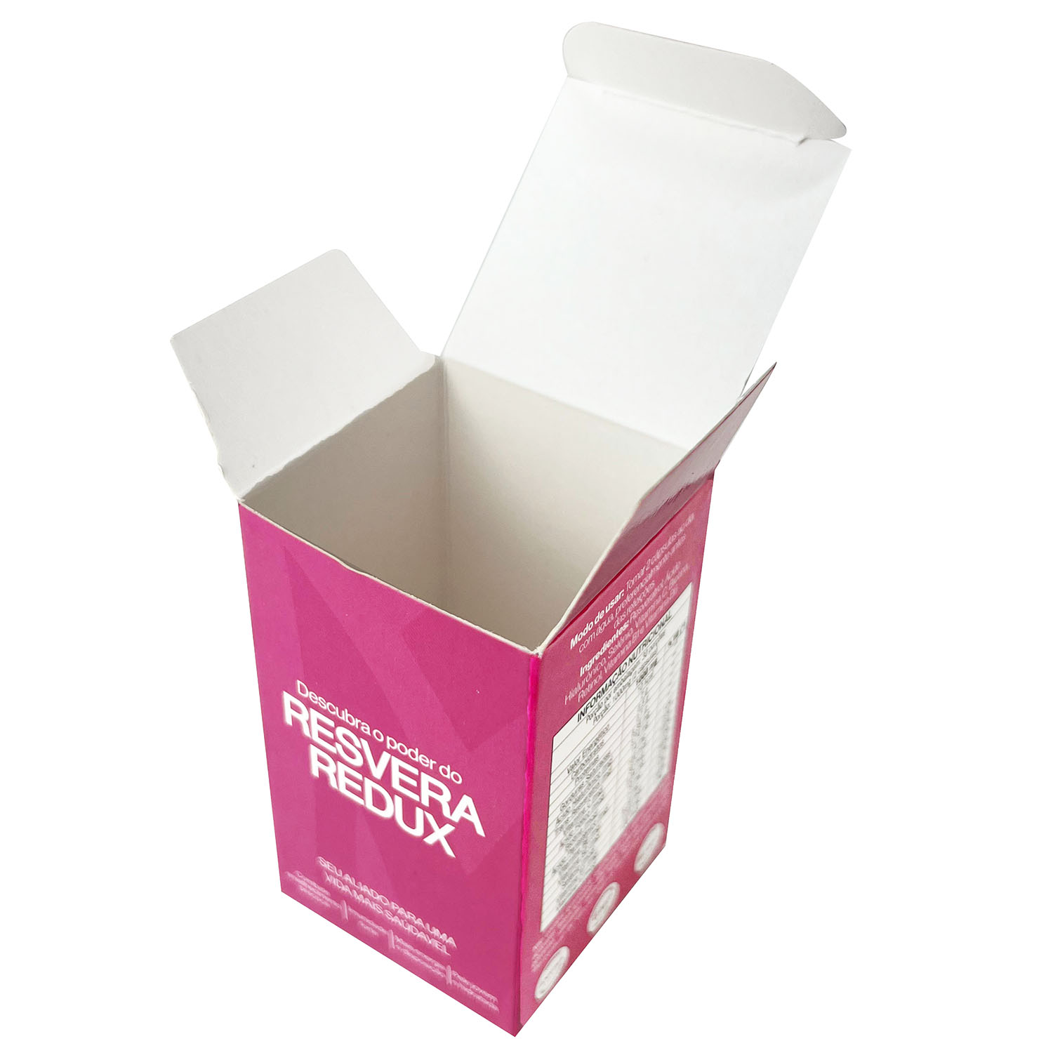 Embalagem para Suplementos (4,7 x 4,7 x 8 cm) Personalizada