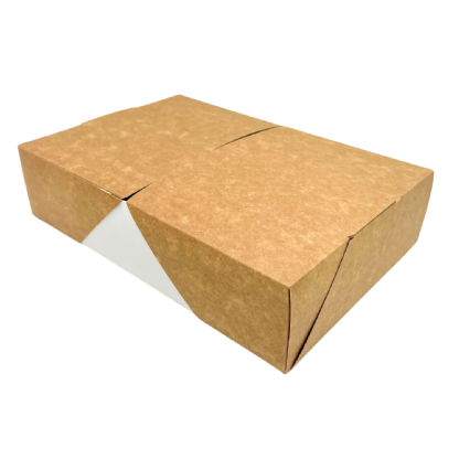 Caixa mesa com divisórias e porta molho (25 x 18 x 8 cm) - 50 unidades