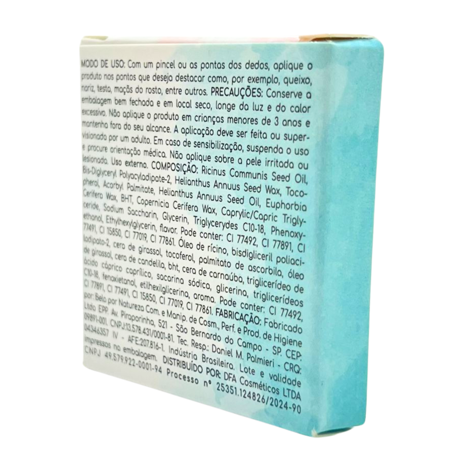 Embalagem para Blush (5 x 1 x 5 cm) Personalizada