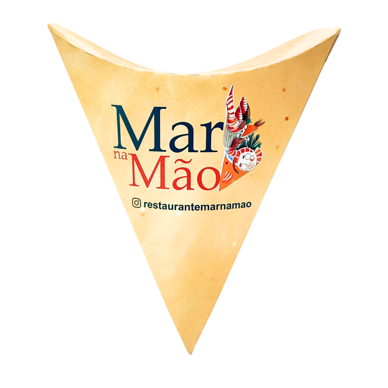 Embalagem Delivery Triangular (15 X 4 X 15,5 cm) Personalizada