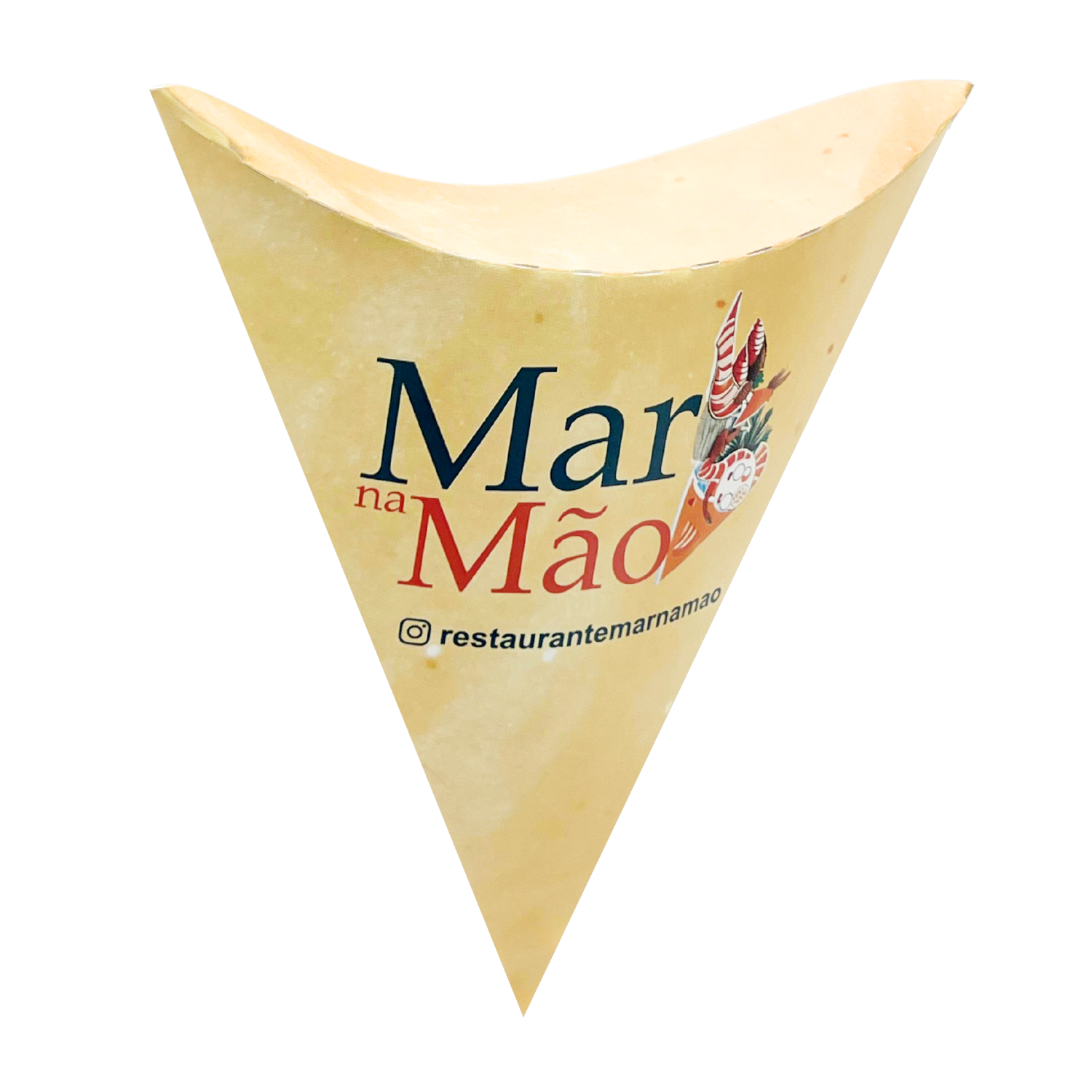 Embalagem Delivery Triangular (15 X 4 X 15,5 cm) Personalizada