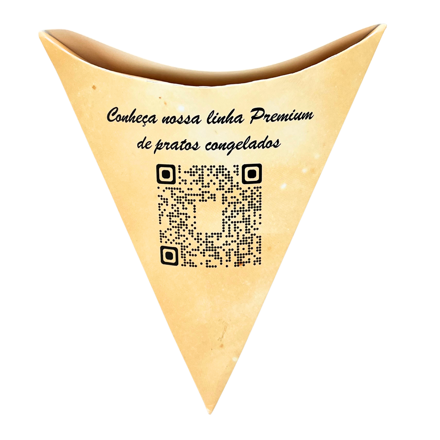 Embalagem Delivery Triangular (15 X 4 X 15,5 cm) Personalizada