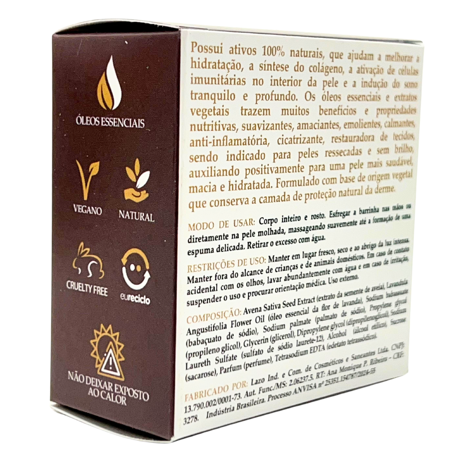 Embalagem para Sabonete (7 x 7 x 3,5 cm) Personalizada