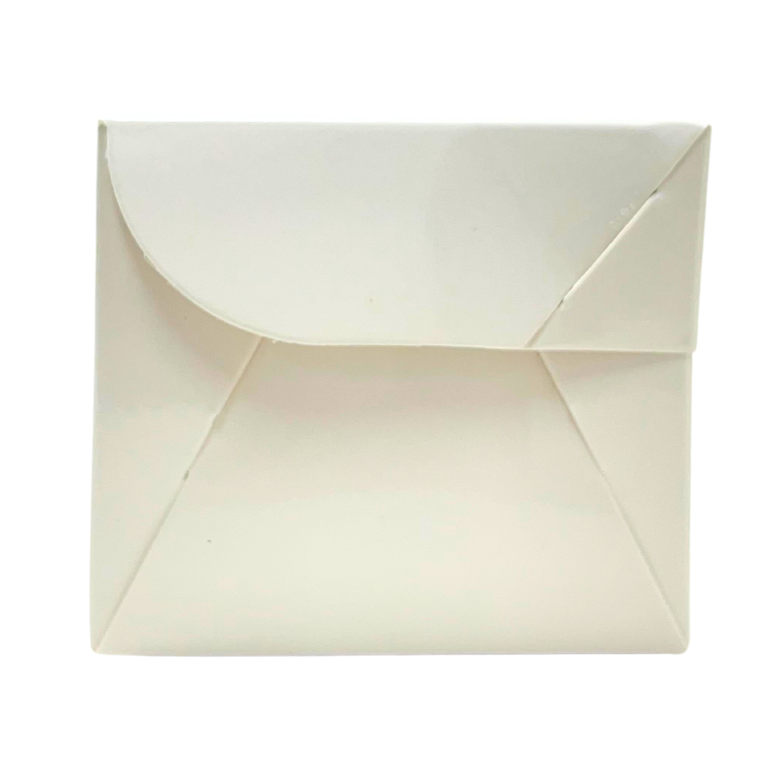 Embalagem Para Bolo Fatia c/ Laminação interna e externa (14 x 8 x 7 cm) Linha Branca