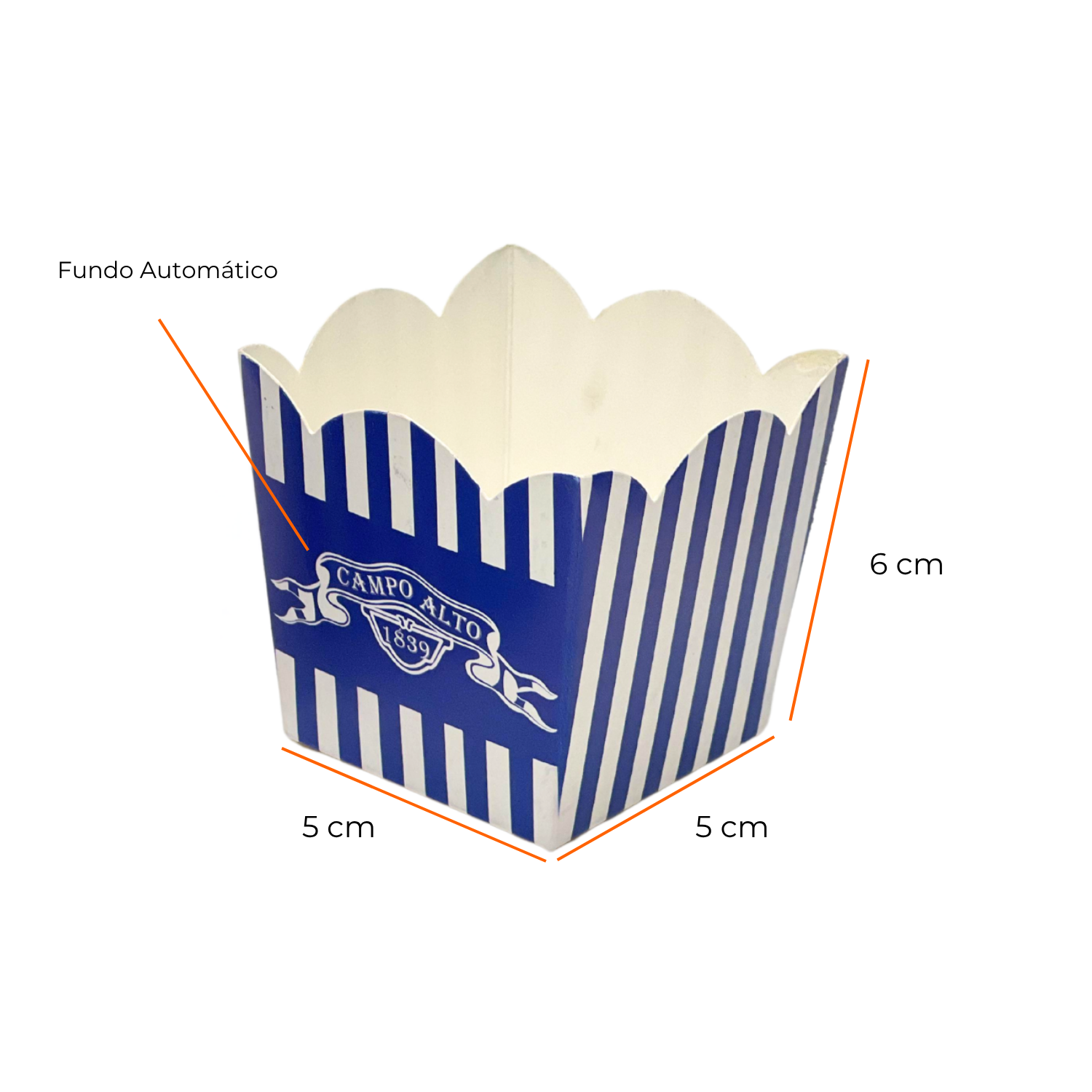 Cachepot de Papel Multiuso (5 x 5 x 6 cm) Personalizado