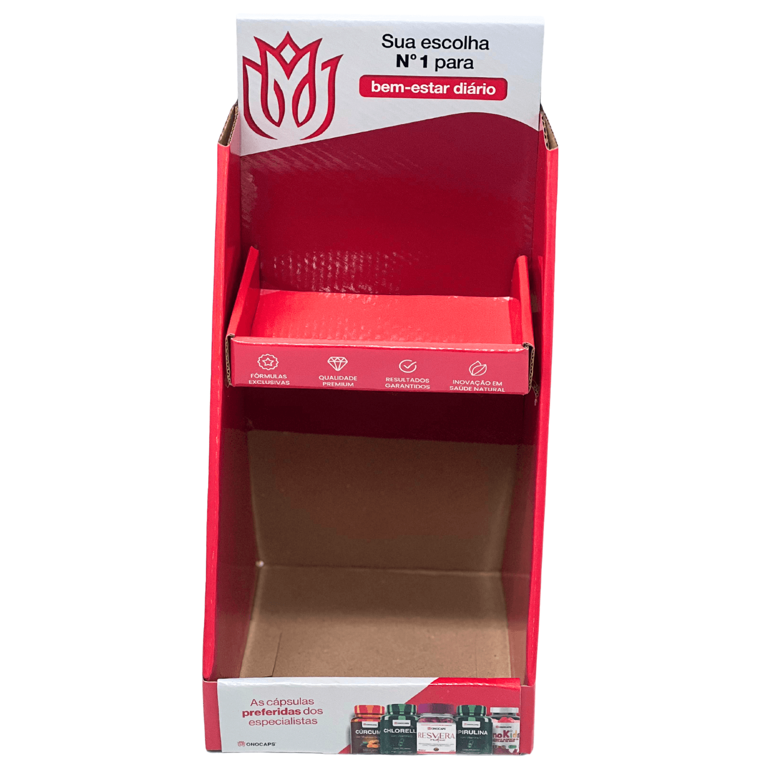 Caixa Display empastada (16 x 16 x 30 cm) Personalizada