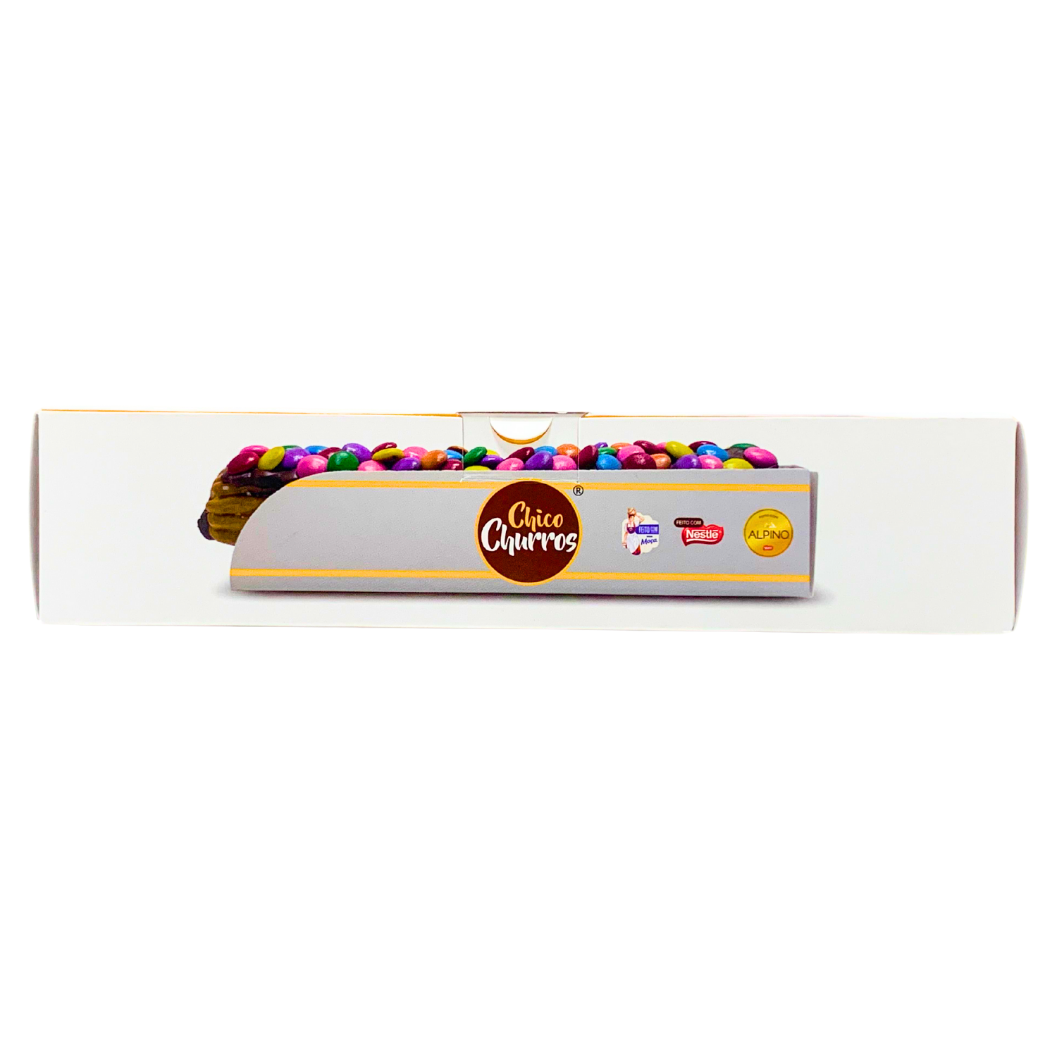 Embalagem para Churros Delivery (20 x 7 x 4,5 cm) Personalizada