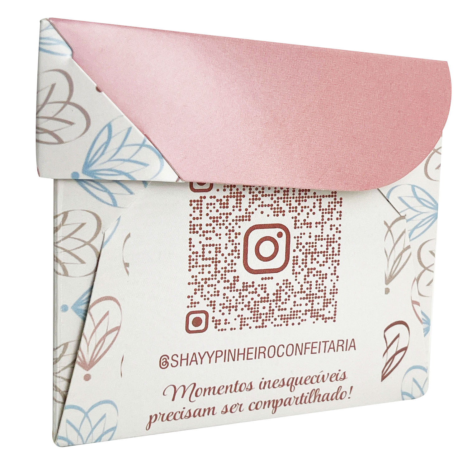Embalagem Bolo Fatia s/ Berço (14 x 9 x 10 cm) Personalizada