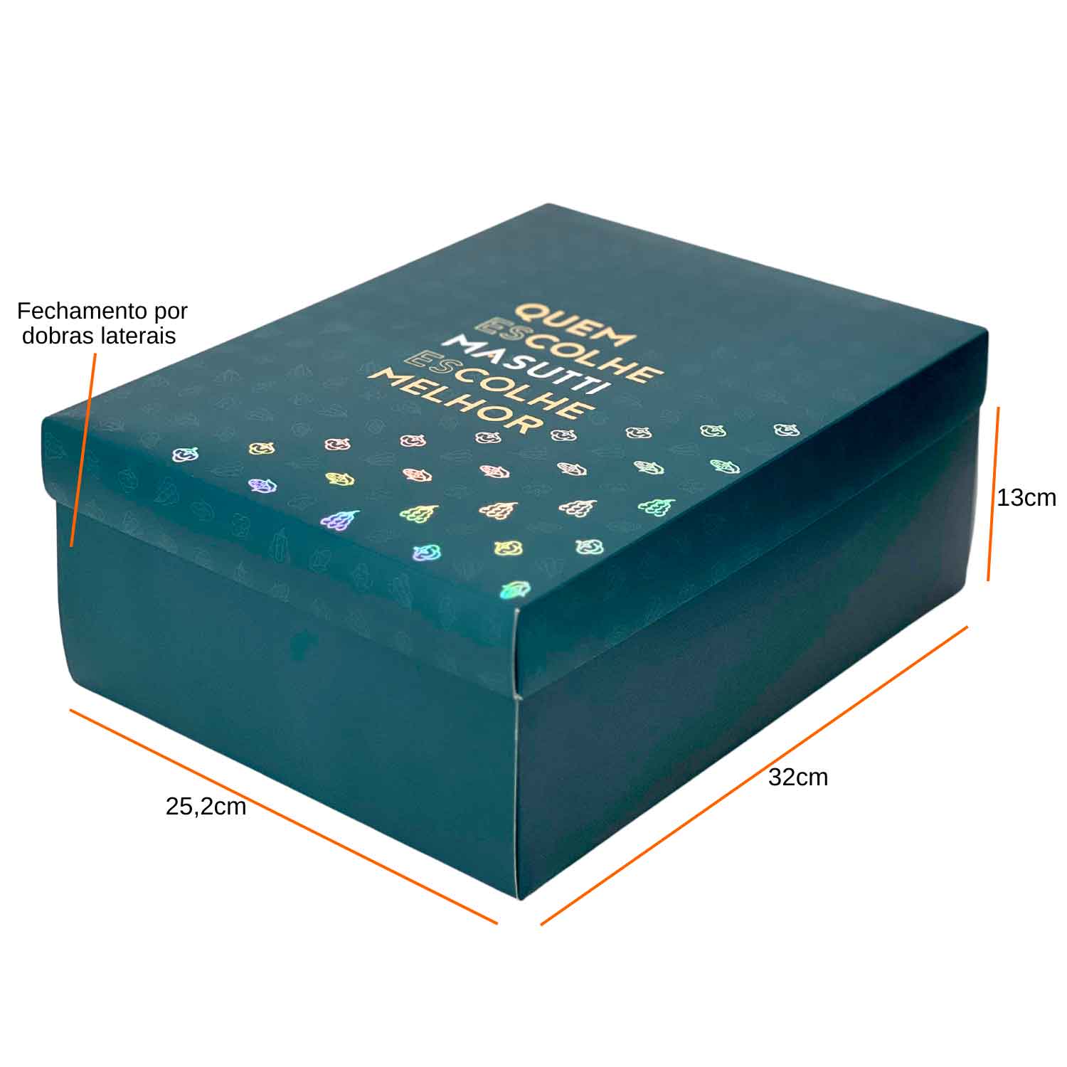Embalagem para Presente Premium (25,2 x 32 x 13 cm) Personalizada