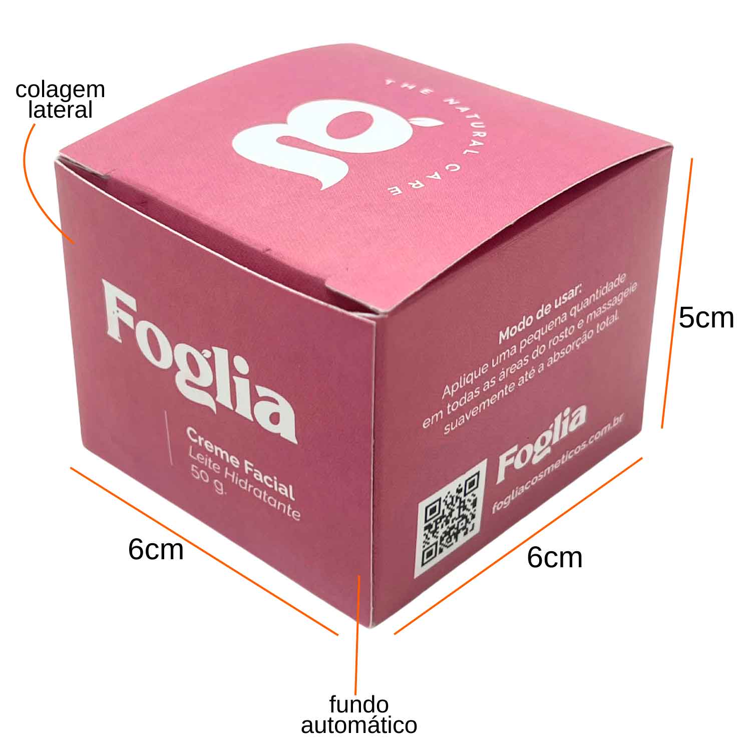 Embalagem para Cosméticos (6 x 6 x 5 cm) Personalizada
