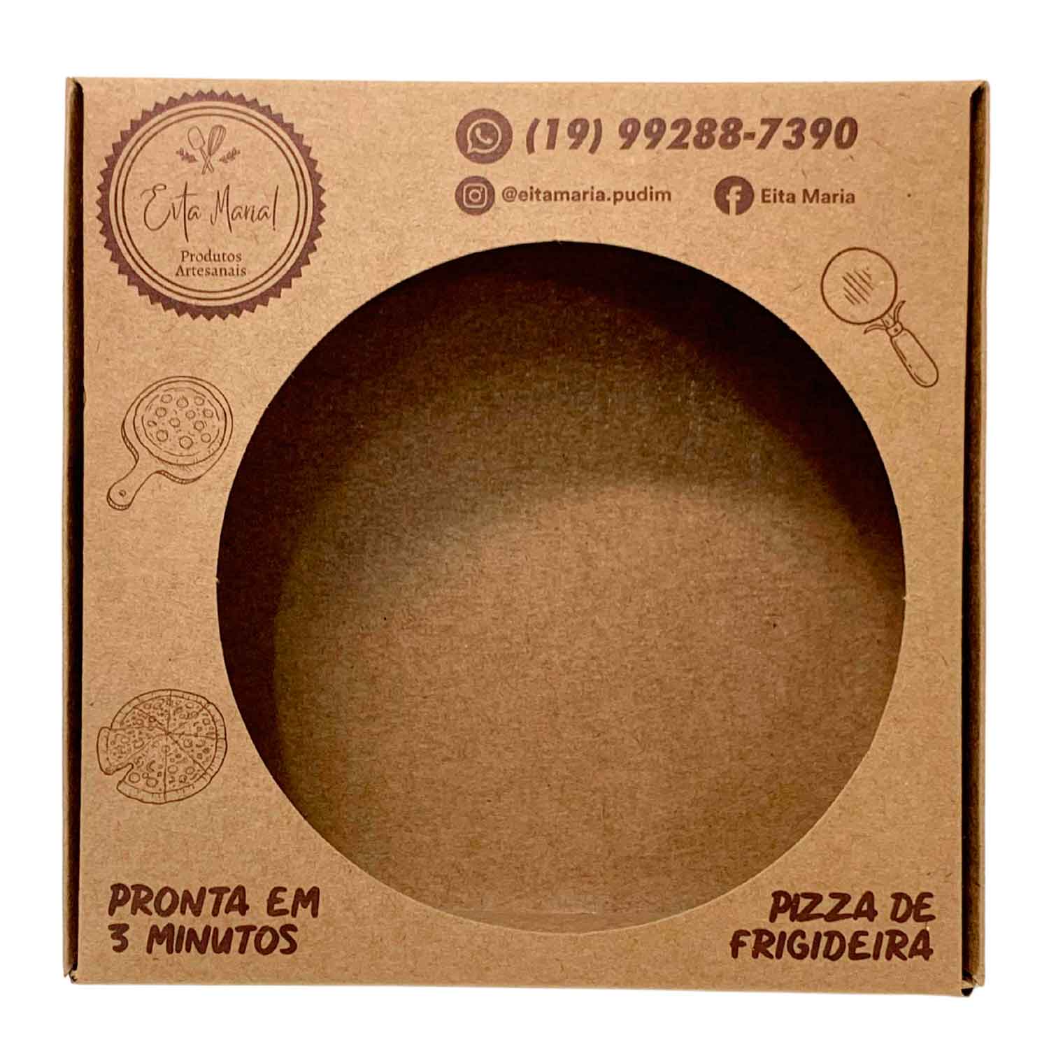 Embalagem Para Torta (16 x 16 x 5 cm) Personalizada