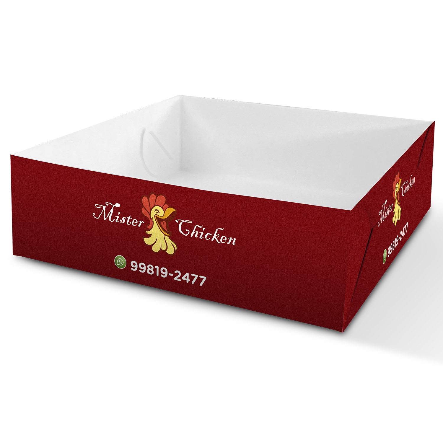 Embalagem Bandeja Multiuso (15 x 15 x 4,5 cm) Personalizada