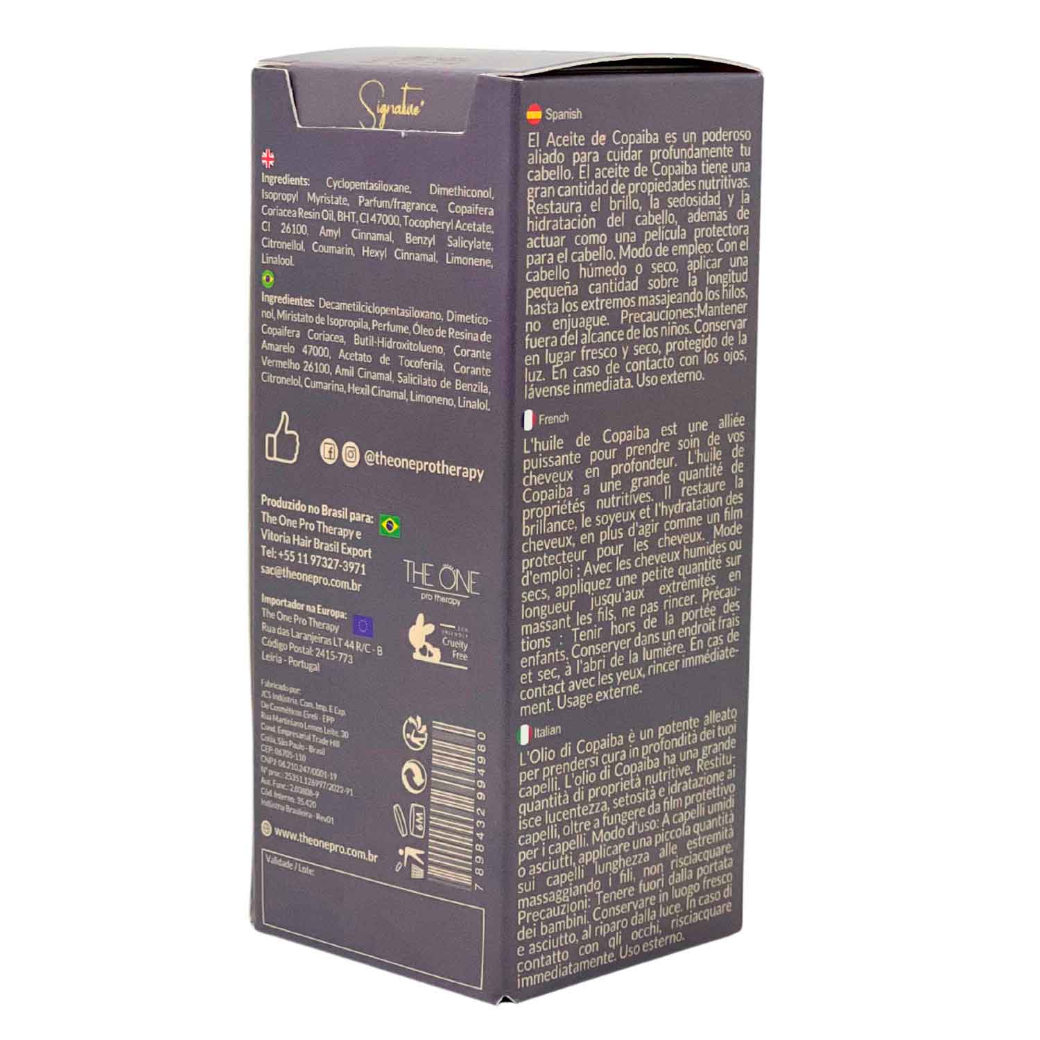 Embalagem para Perfume (5,5 x 5,5 x 13,5 cm) Personalizada