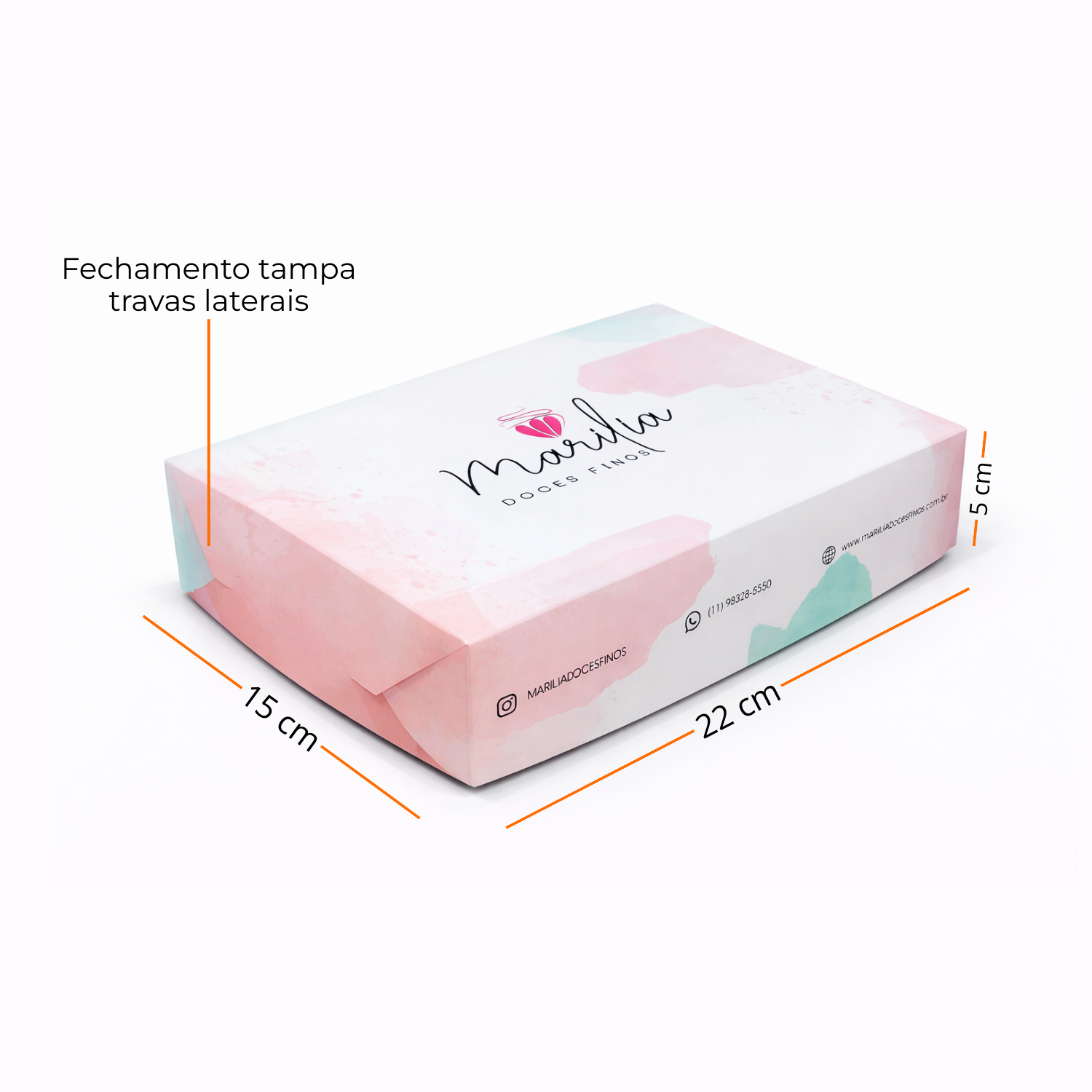 Embalagem Multiuso (22 x 15 x 5 cm) Personalizada