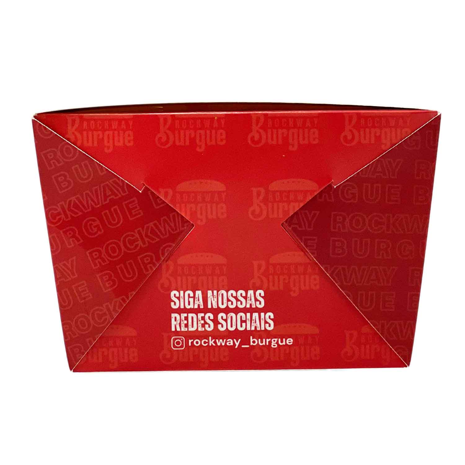 Embalagem Lanches, Hamburguer (11,5 x 11,5 x 8 cm) Personalizado