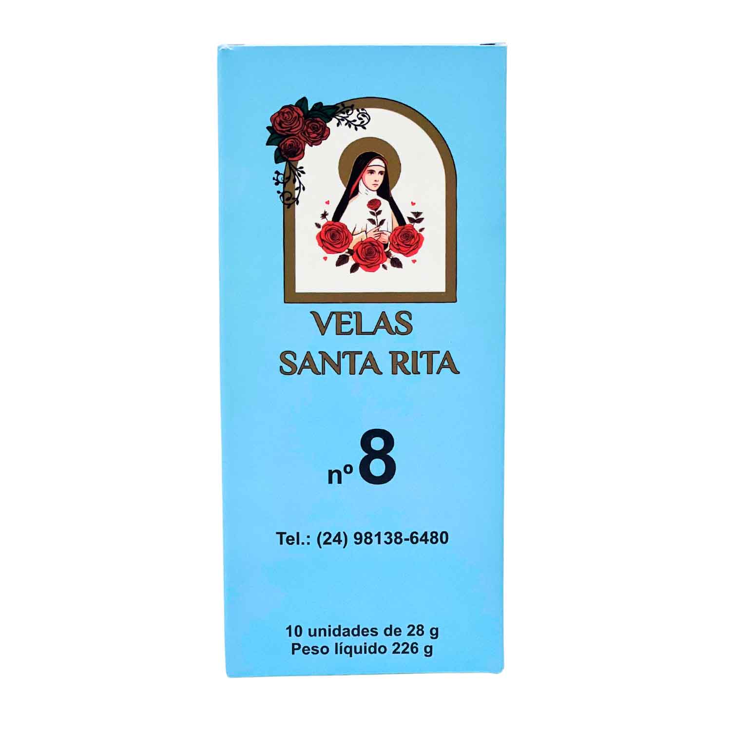 Embalagem para Vela (8 x 3,5 x 18 cm) Personalizada