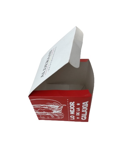 Embalagem Caixa para Lanche (12 x 9 x 12 cm) Personalizada