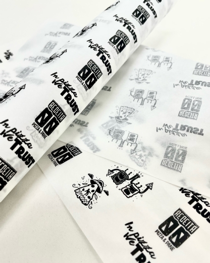 Papel Antigordura para Alimentos Personalizado – 10 mil folhas