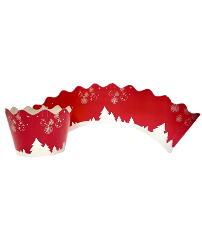 Cinta para Cupcake Natal Boas Festas - 100 unidades