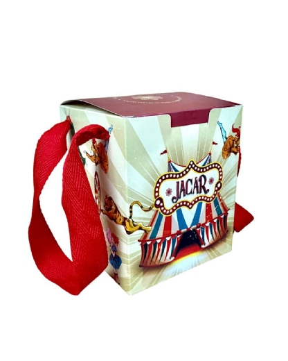 Embalagem Caixa Sacola c/ Alça (11 x 11 x 13 cm) Personalizada