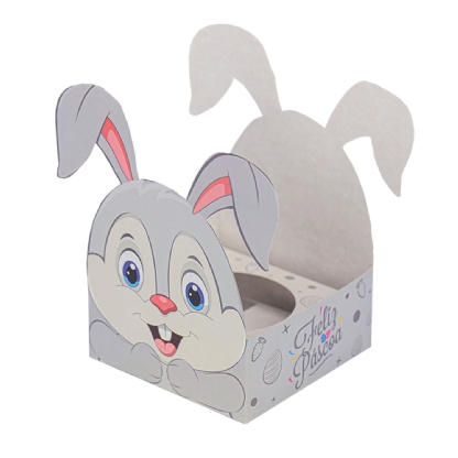 Caixa Vitrine Coelhinho P/ Ovo 100g - 5 Unidades